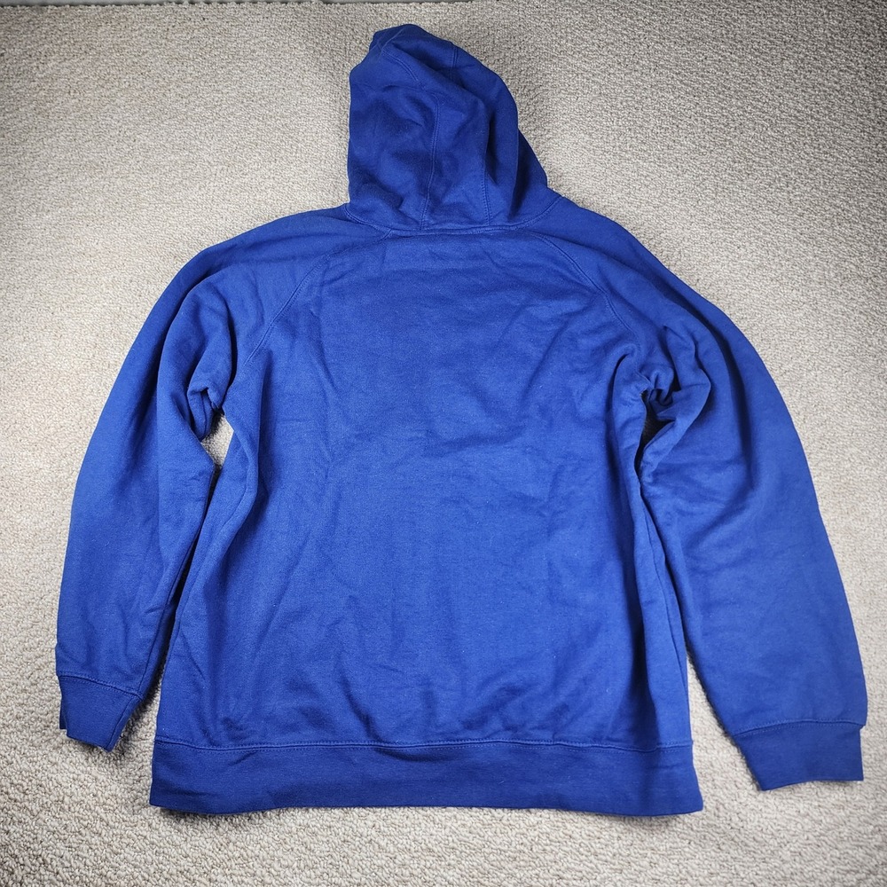 Unbranded Chicago Cubs Hoodie Size L MLB Baseball Pullover Blue Red Sportswear - Picture 8 of 9